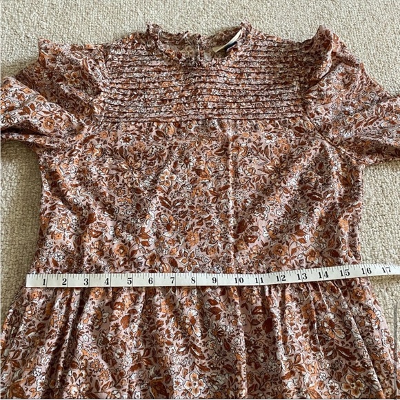 Universal Thread Pink Floral Tiered Midi Dress XS - Picture 6 of 7